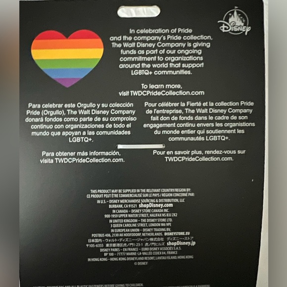 Disney Loungefly NuiMOs pride collection backpack - Picture 2 of 3